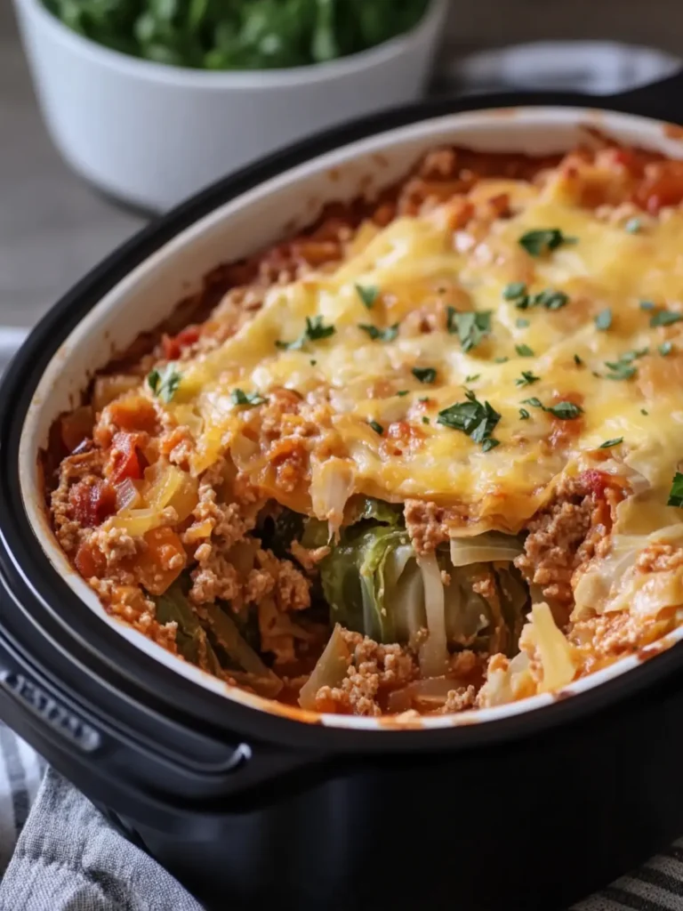 Crockpot Cabbage Roll Casserole for Cozy Comfort Eating 4 Crockpot Cabbage Roll Casserole