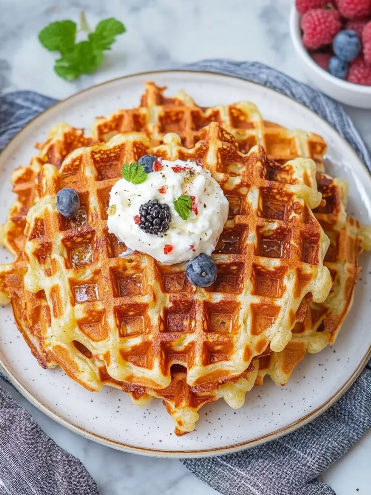 Hash Brown Waffles