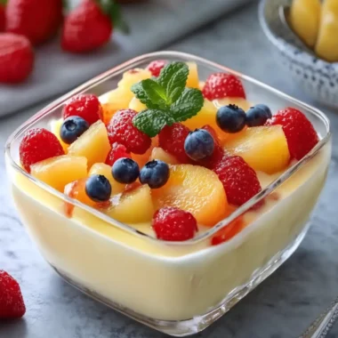 Creamy Crema de Fruta Delight: A Custard Twist You’ll Love