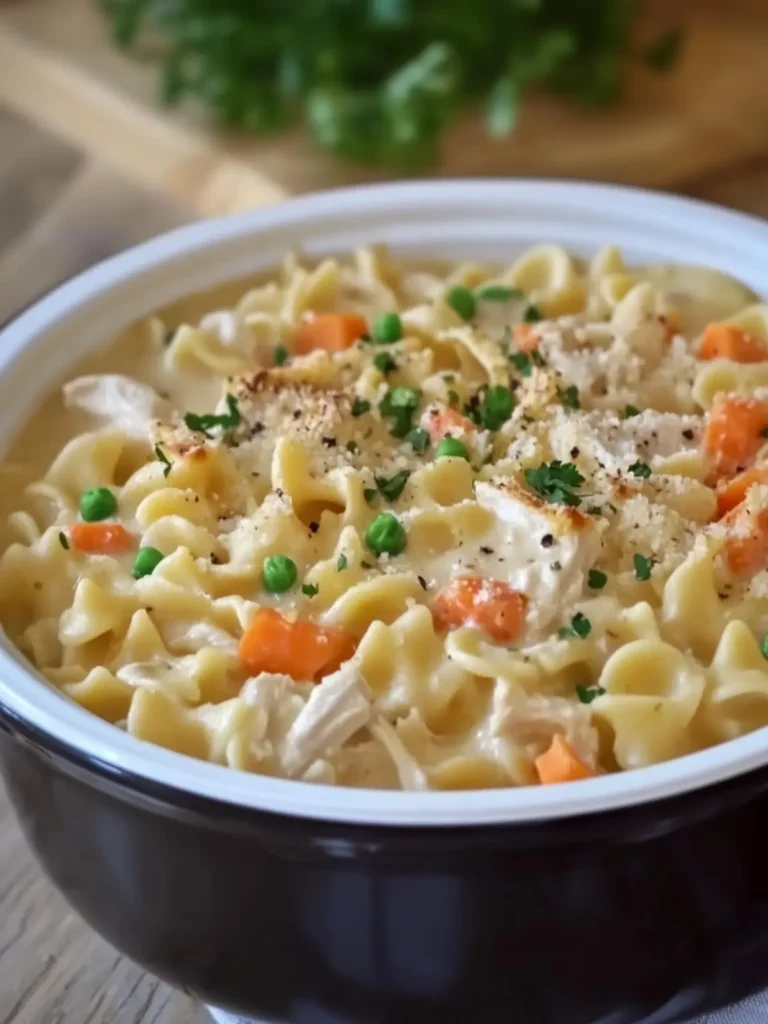 Amish Chicken Pot Pie Noodles Slow Cooker: Cozy Delight 3 Amish Chicken Pot Pie Noodles Slow Cooker
