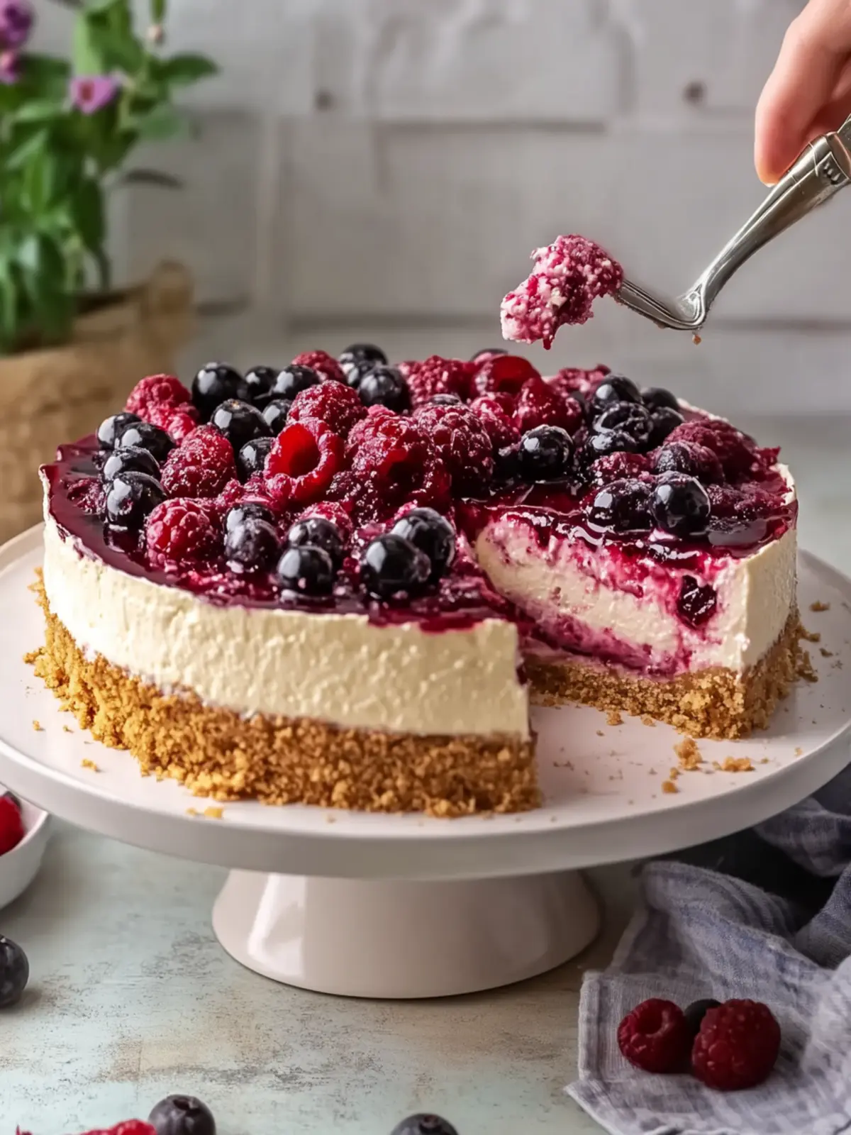 Irresistible Red Fruit Cheesecake for Your Sweet Cravings 5 Red Fruit Cheesecake