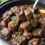 Melt-in-Your-Mouth Slow Cooker Garlic Butter Steak Bites 17 Slow Cooker Garlic Butter Steak Bites