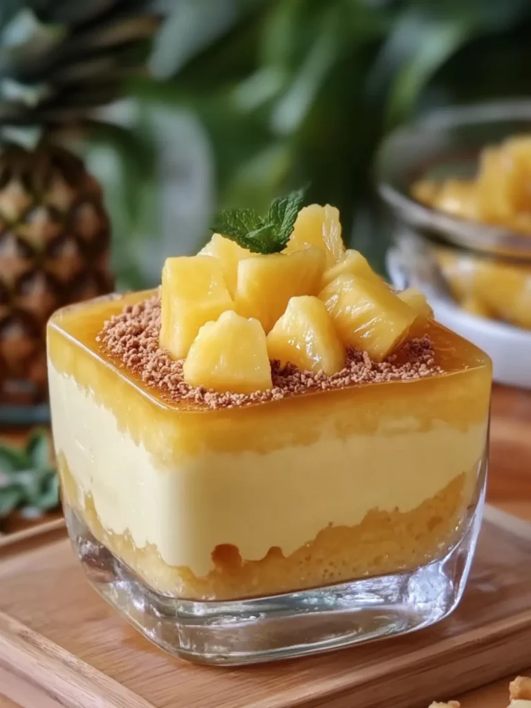 No-Bake Pineapple Cream Dessert: Pure Tropical Bliss! 4 No-Bake Pineapple Cream Dessert