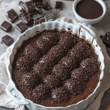 Indulge in Midnight Mocha Brigadeiros Casserole Bliss