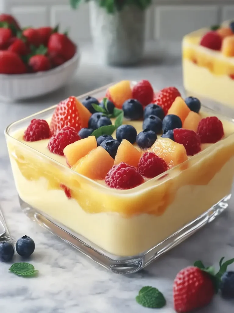 Creamy Crema de Fruta Delight: A Custard Twist You’ll Love 2 Crema de Fruta (Custard Version)