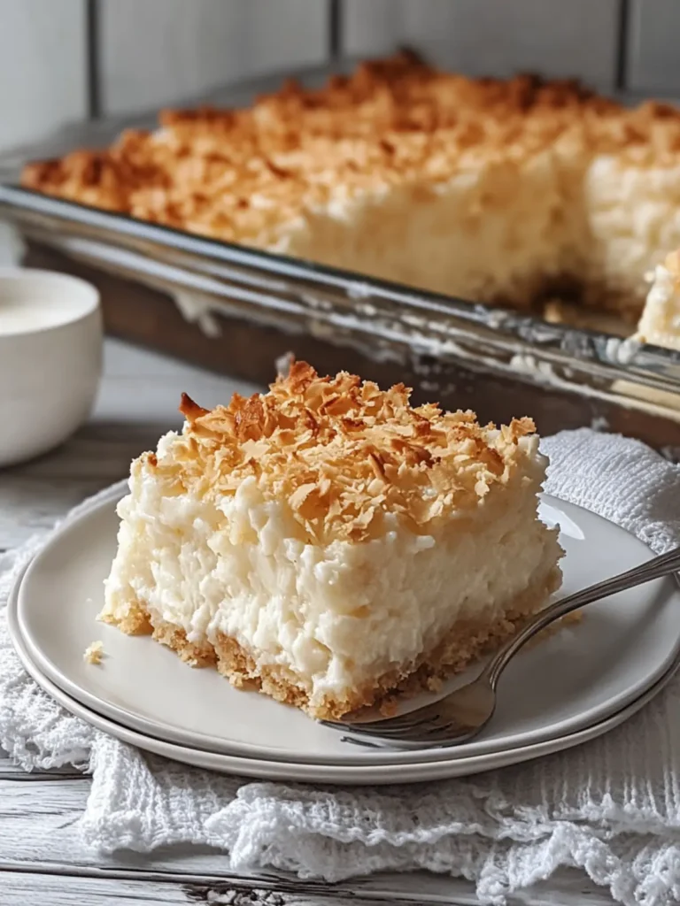 Irresistible Coconut Custard Dump Cake for Sweet Cravings 4 Coconut Custard Dump Cake