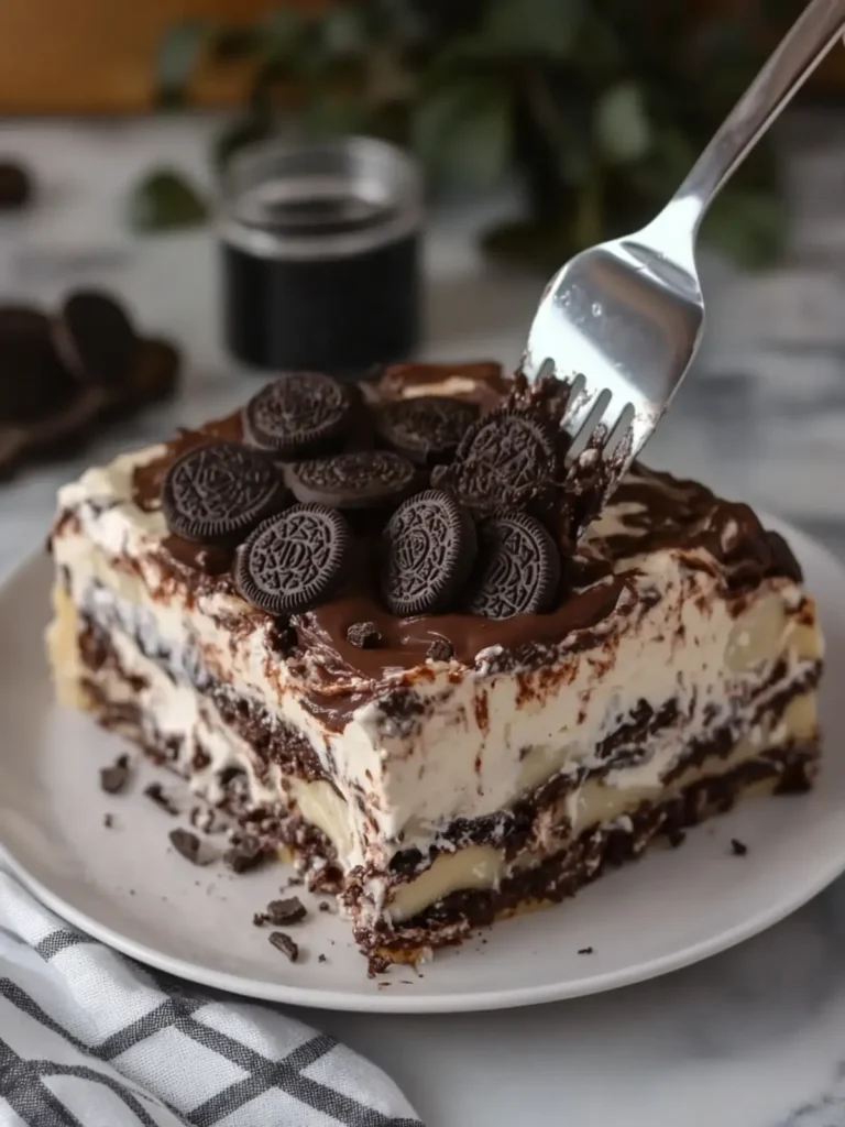 Delightful Chocolate Oreo Dessert Lasagna for Sweet Bliss 4 Chocolate Oreo Dessert Lasagna