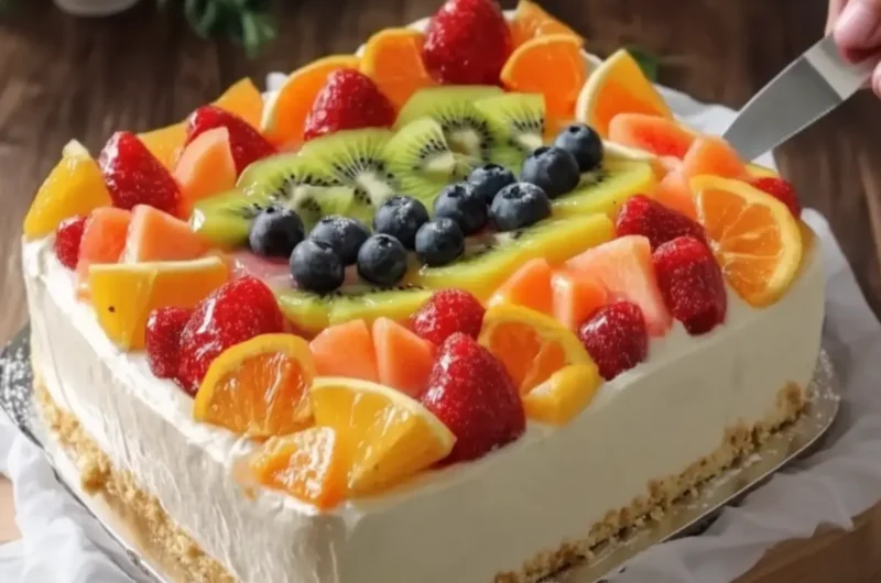 Tropical Fruit Cream Cake