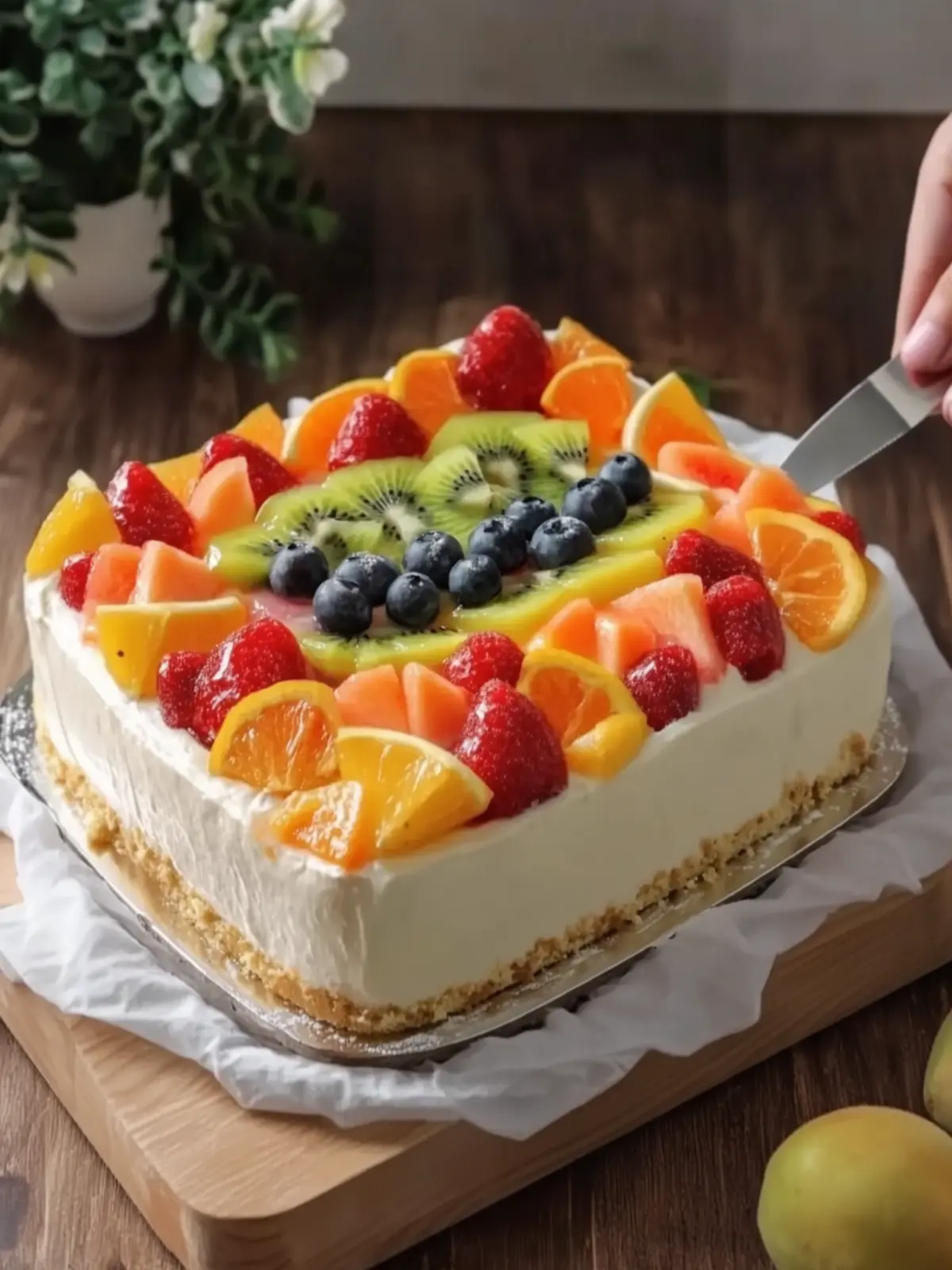 Tropical Fruit Cream Cake That Will Brighten Your Day 5 Tropical Fruit Cream Cake