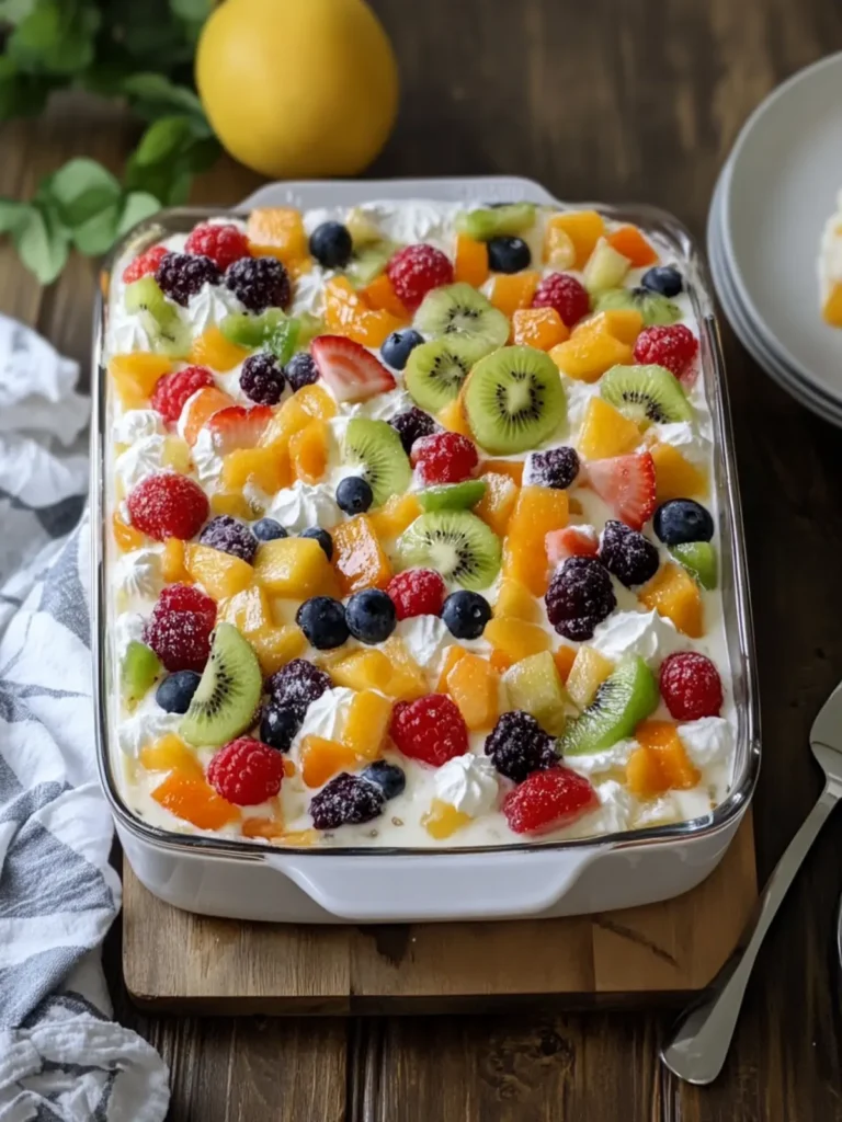 Irresistible Cheesecake Fruit Salad Casserole Delight 3 Cheesecake Fruit Salad Casserole