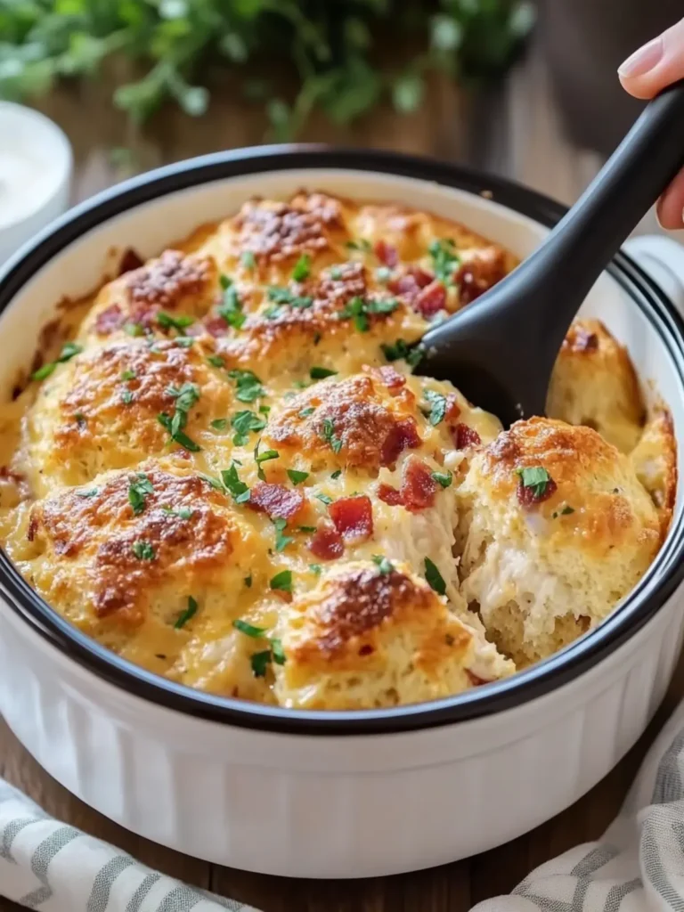 Crockpot Cheesy Turkey Bacon Garlic Parmesan Chicken Delight 4 Crockpot Cheesy Turkey Bacon Garlic Parmesan Chicken Biscuit Cobbler