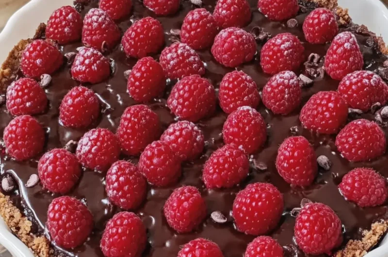 Chocolate Raspberry Tart Casserole