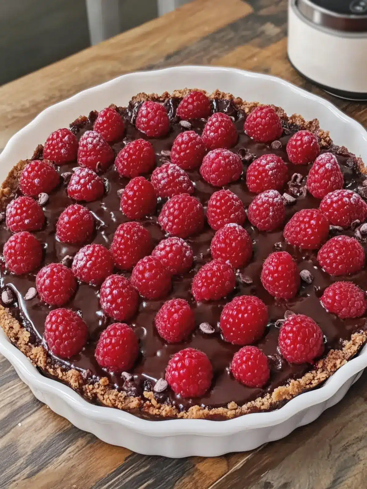 Decadent Chocolate Raspberry Tart Casserole for Dessert Lovers 5 Chocolate Raspberry Tart Casserole