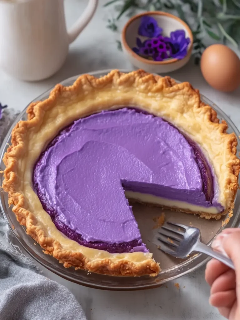 Ube Egg Pie