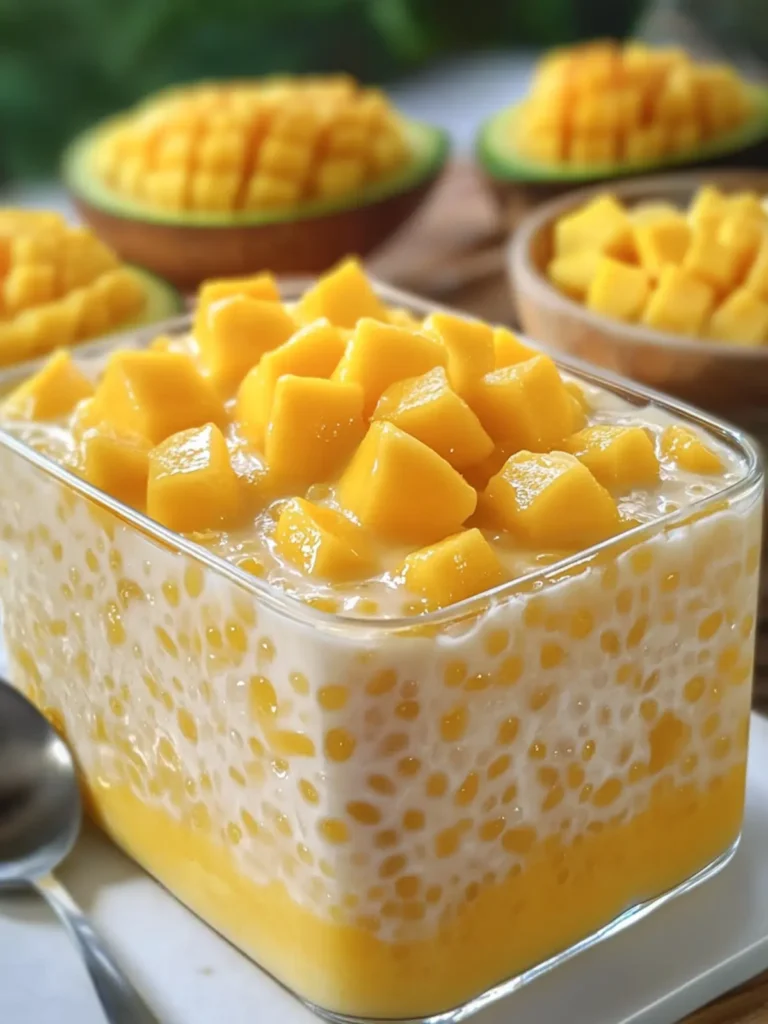 Delightful Creamy Mango Sago Gulaman Dessert to Impress Guests 2 Creamy Mango Sago Gulaman Dessert