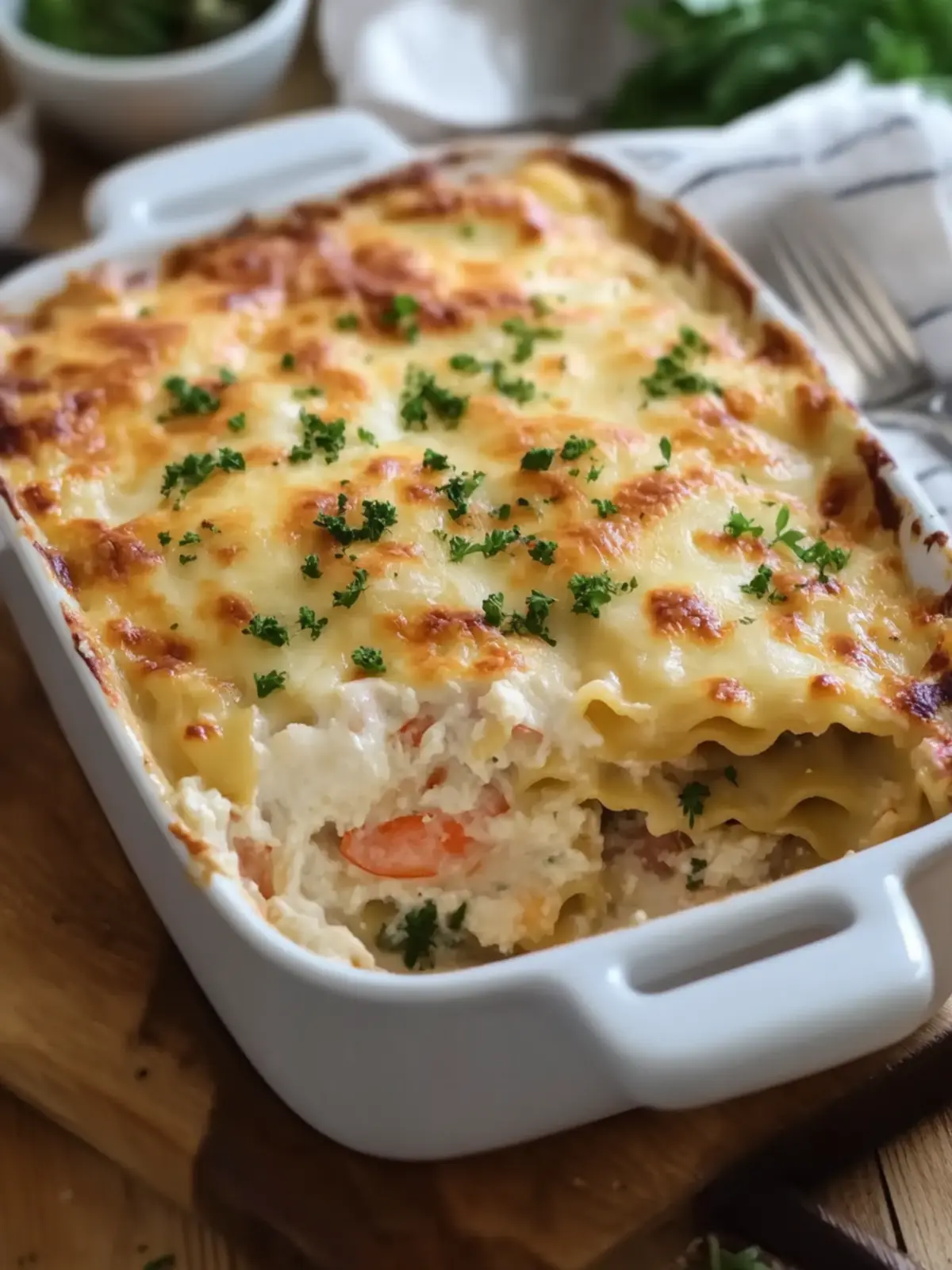 Indulge in Seafood Lasagna with Shrimp and Crab Delight 5 Seafood Lasagna with Shrimp and Crab