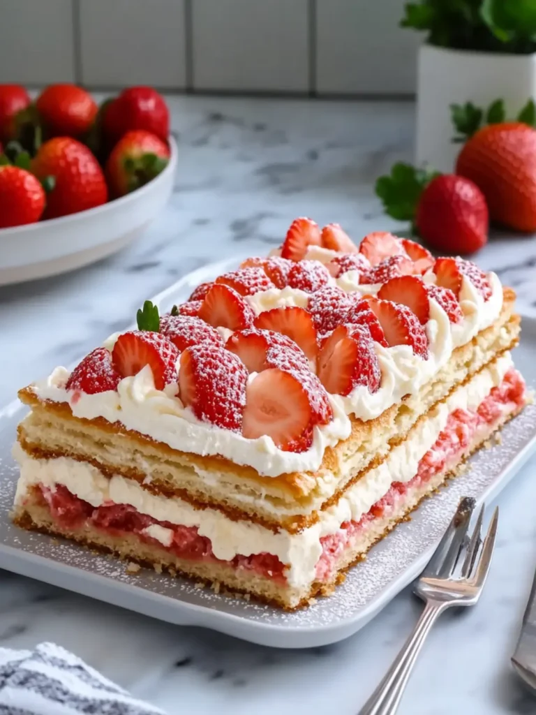 Strawberry Éclair Cake That Will Wow Your Taste Buds 4 Strawberry Éclair Cake