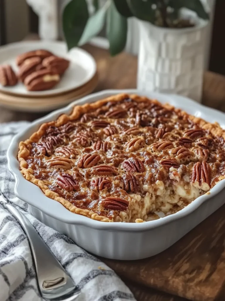 Irresistible Condensed Milk Pecan Pie Casserole Bliss 2 Condensed Milk Pecan Pie Casserole