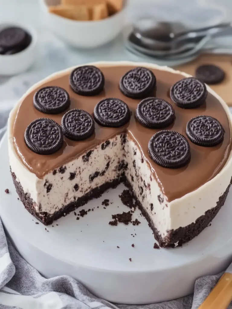 Protein Oreo Cheesecake Delight with Creamy Cottage Cheese 2 Protein Oreo Cheesecake (Cottage Cheese)