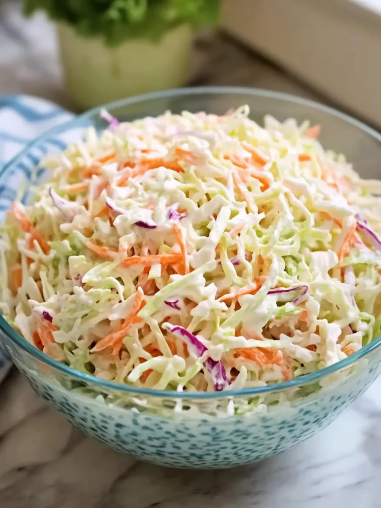 Dolly’s Creamy Coleslaw: The Perfect Side for Any Feast 2 Dolly’s Creamy Coleslaw
