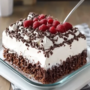 Indulge in 3-Ingredient Triple Chocolate Cool Whip Poke Cake 16 3-Ingredient Triple Chocolate Cool Whip Poke Cake