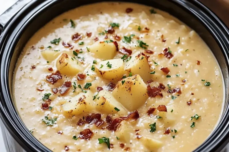 Crock Pot Crack Potato Soup