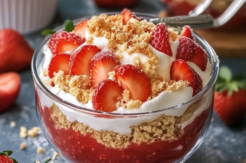 Strawberry Heaven Pudding
