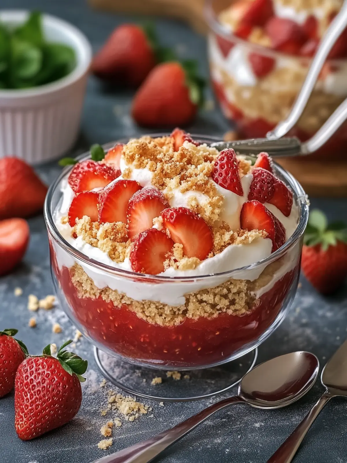 Strawberry Heaven Pudding