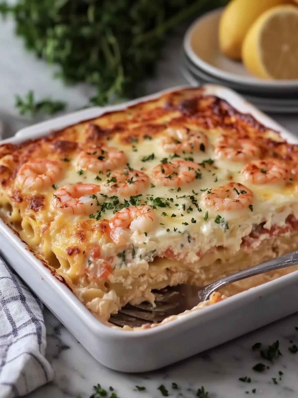 Savory Seafood Lasagna with Shrimp and Crab for Comforting Nights 5 Seafood Lasagna with Shrimp and Crab