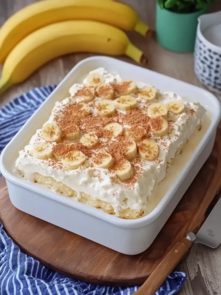 Delicious Tres Leches Banana Pudding Cake to Savor at Home 2 Tres Leches Banana Pudding Cake