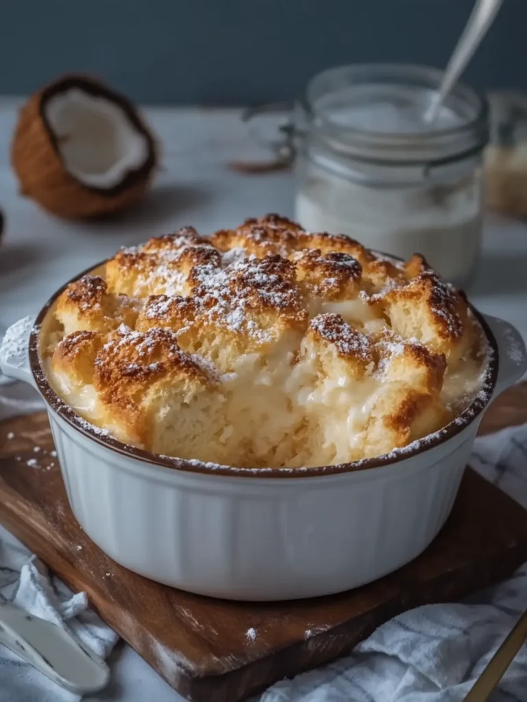 Coconut Bread Pudding