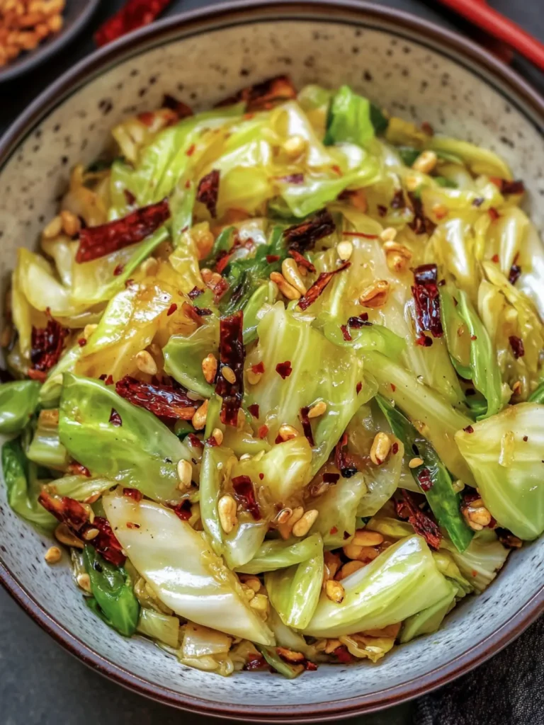 picy Cabbage Stir-Fry