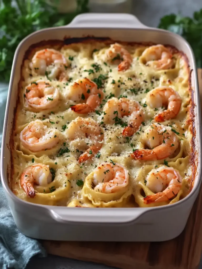 Creamy Shrimp Scampi Tortellini Bake Your Family Will Love 3 Shrimp Scampi Tortellini Bake