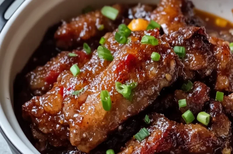 Sticky Sweet & Savory Pepper Jelly Pork