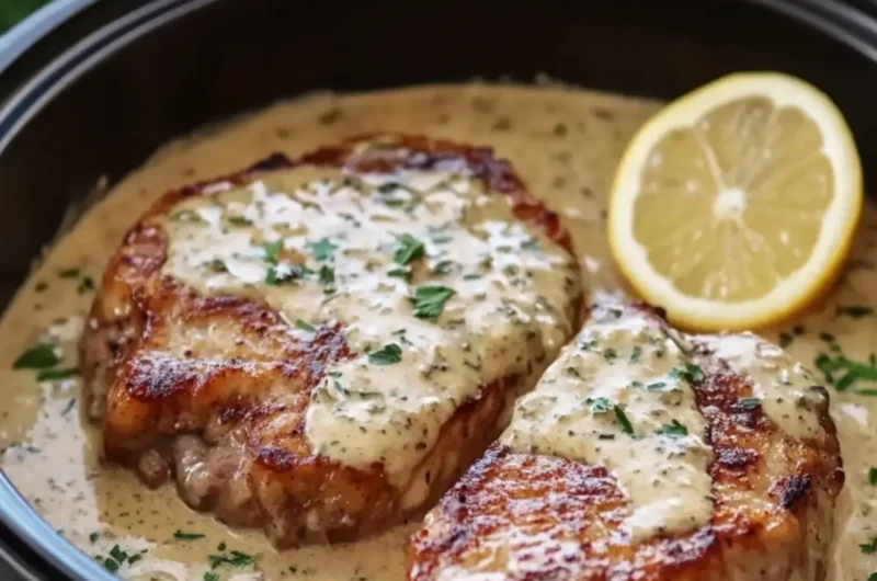 Slow Cooker Creamy Ranch Pork Chops
