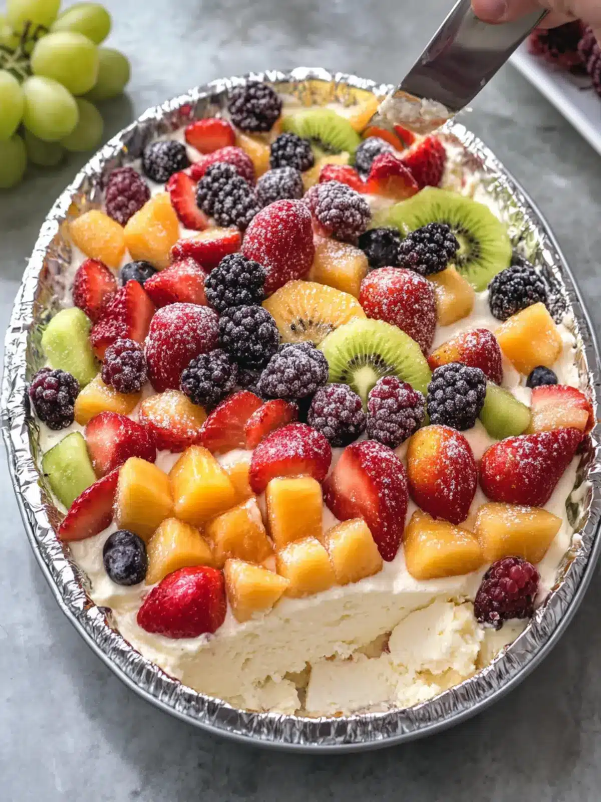 Cheesecake Fruit Salad in Tin Foil Tray: Easy & Delicious Delight 5 Cheesecake Fruit Salad in Tin Foil Tray