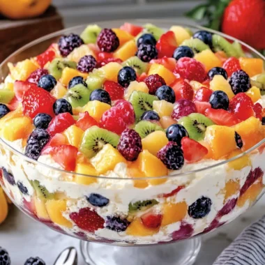 Rainbow Fruit Cheesecake Salad: A Colorful Delight Awaits! 15 Rainbow Fruit Cheesecake Salad