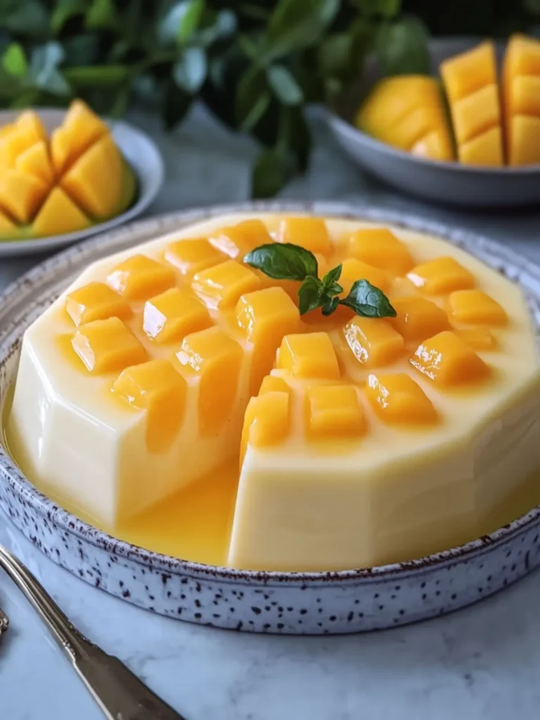 Delightful Creamy Mango Jelly Dessert for Sweet Moments 4 Creamy Mango Jelly Dessert
