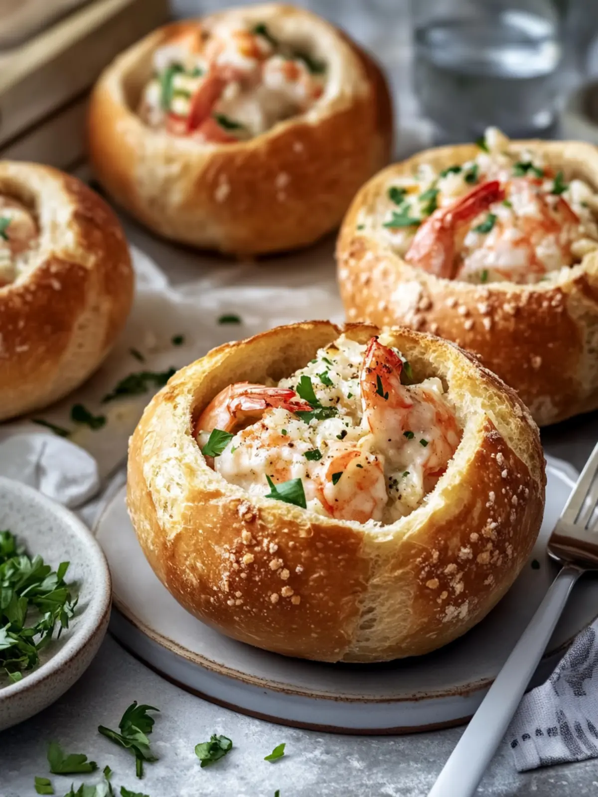 Irresistible Stuffed Seafood Bread Bowls for Cozy Nights 5 Stuffed Seafood Bread Bowls