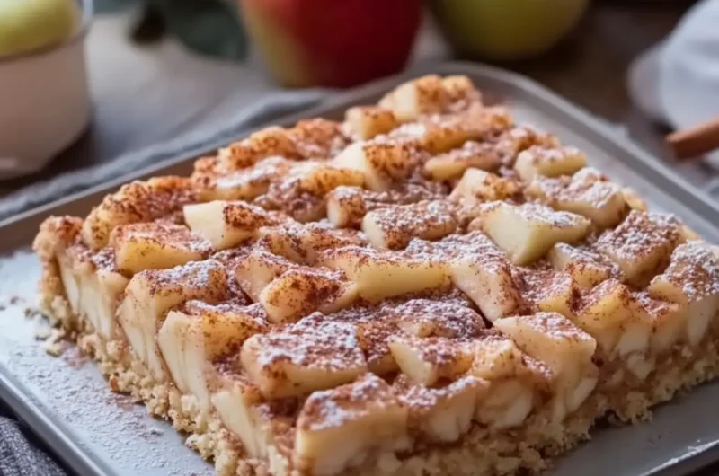 Apple Cinnamon Sheet Cake