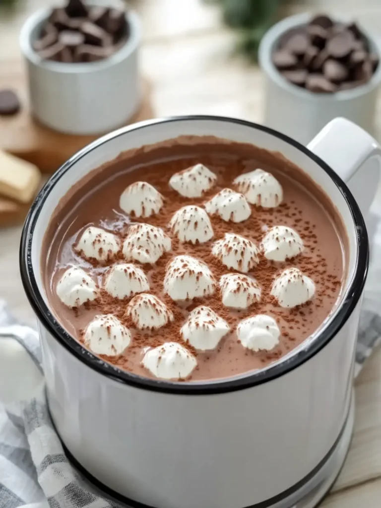 Easy Crock Pot Hot Chocolate for Cold Days