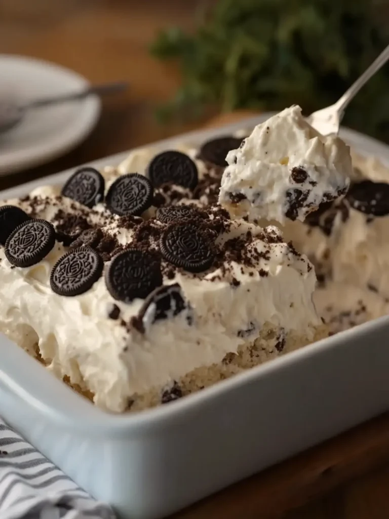 Decadent Oreo Tres Leches Cake Casserole for Dessert Lovers 4 Oreo Tres Leches Cake Casserole