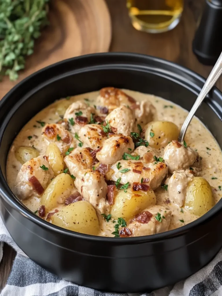Slow Cooker Creamy Chicken and Potatoes for Cozy Nights 4 Slow Cooker Creamy Chicken and Potatoes