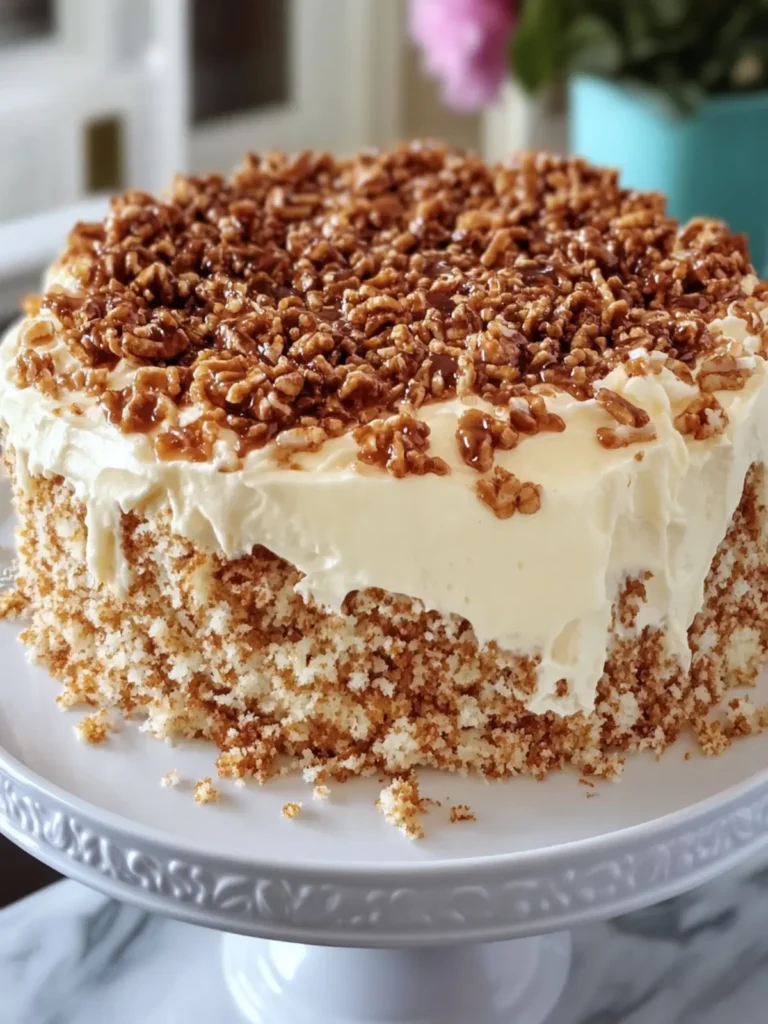 Irresistible Coconut Praline Church Cake for Sweet Gatherings 2 Coconut Praline Church Cake