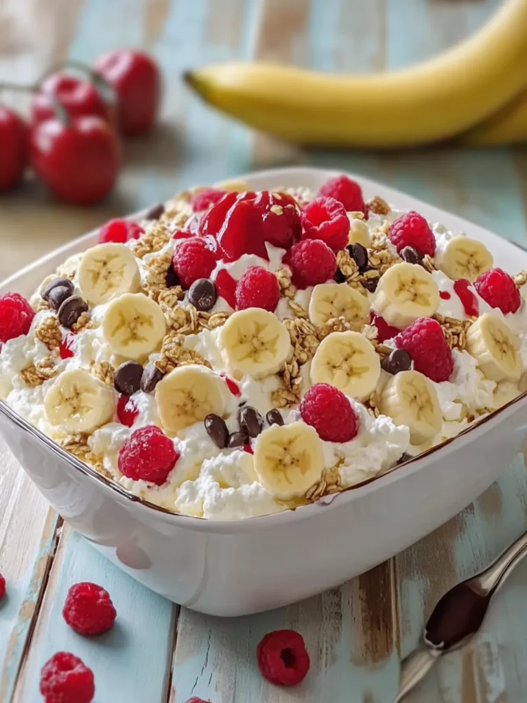 Banana Split Fluff Salad: A Delightful Treat in Minutes 2 Banana Split Fluff Salad