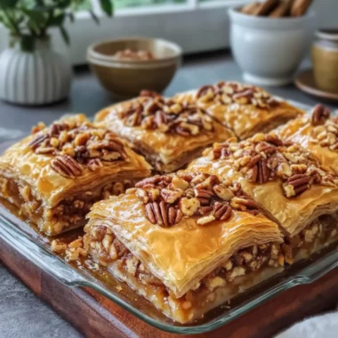 Sticky Pecan Baklava: Sweet Indulgence You Can Make at Home 15 Sticky Pecan Baklava