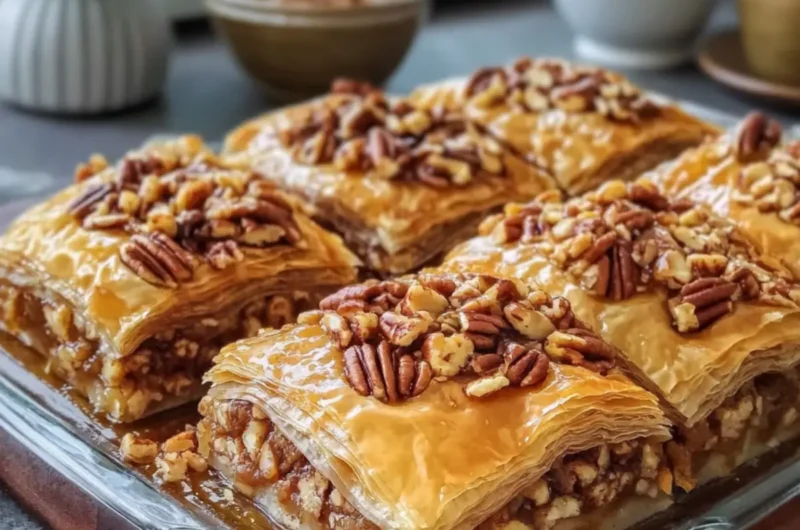 Sticky Pecan Baklava