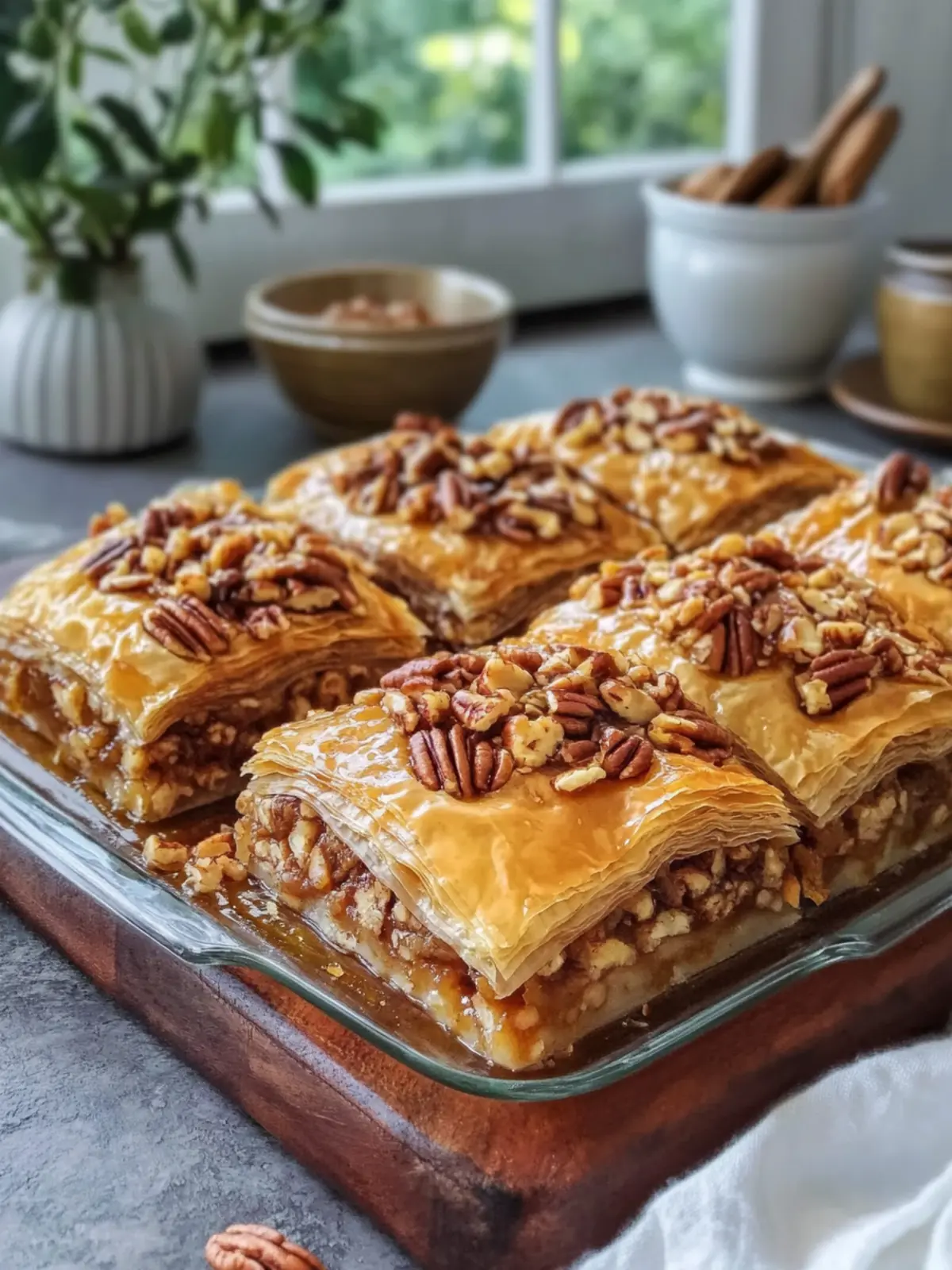 Sticky Pecan Baklava: Sweet Indulgence You Can Make at Home 5 Sticky Pecan Baklava
