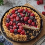 Delicious Upside-Down Red Berry Cheesecake Crumble Revealed 11 Upside-Down Red Berry Cheesecake Crumble