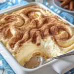 Cinnamon-Sugar Hawaiian Cheesecake Swirls in a Casserole Dish